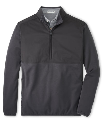Peter Millar Long Sleeve Forge Fleece Half Zip Pullover, Men's Big & Tall