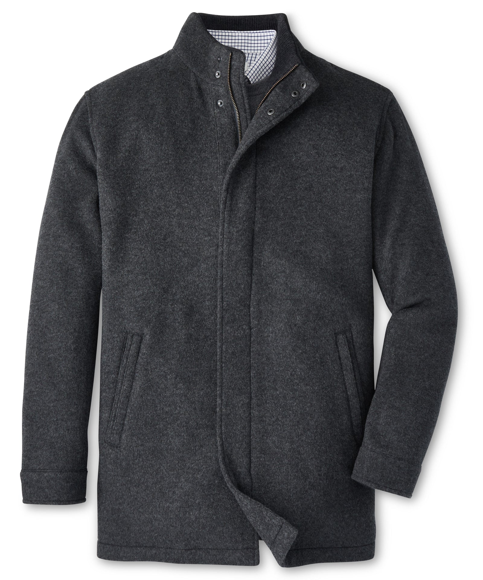 Peter Millar Crown Flex Merino Wool City Coat, Men's Big & Tall