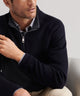 Peter Millar Long Sleeve Crown Flex Merino Wool Quarter Zip Pullover