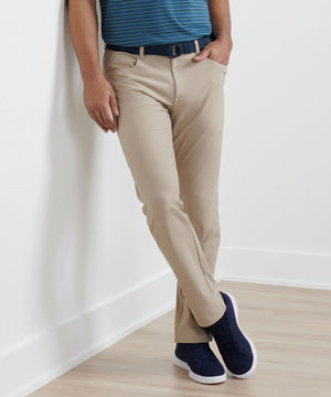 Peter Millar Brevard Performance Flannel 5-Pocket Pant