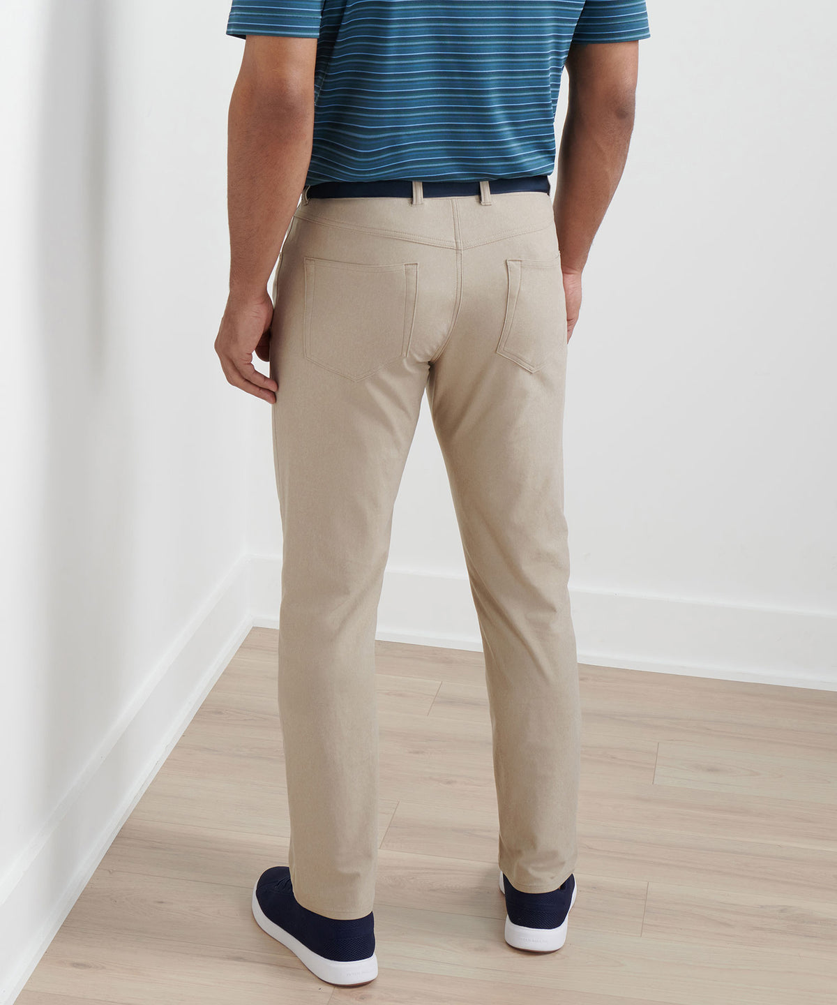 Peter Millar Brevard Performance Flannel 5-Pocket Pant, Men's Big & Tall