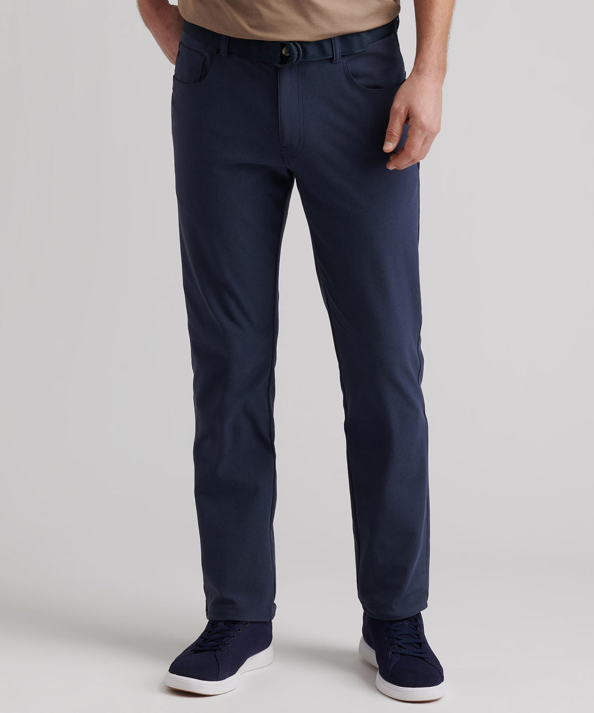 Peter Millar Brevard Performance Flannel 5-Pocket Pant, Men's Big & Tall