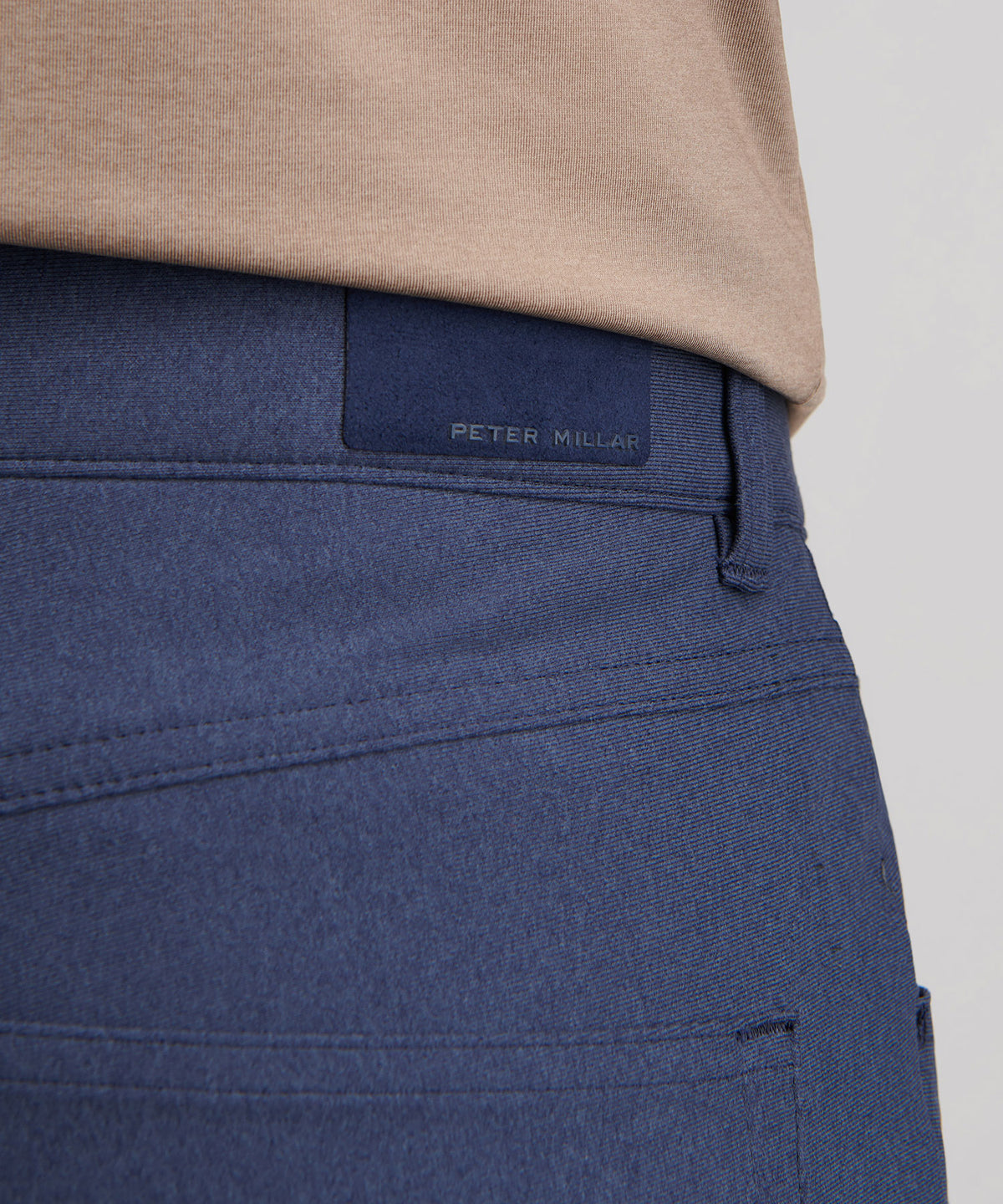 Peter Millar Brevard Performance Flannel 5-Pocket Pant, Men's Big & Tall