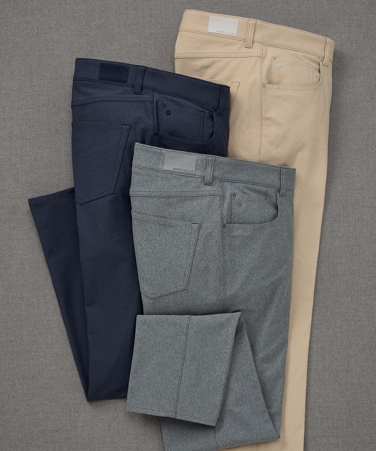 Peter Millar Brevard Performance Flannel 5-Pocket Pant, Men's Big & Tall