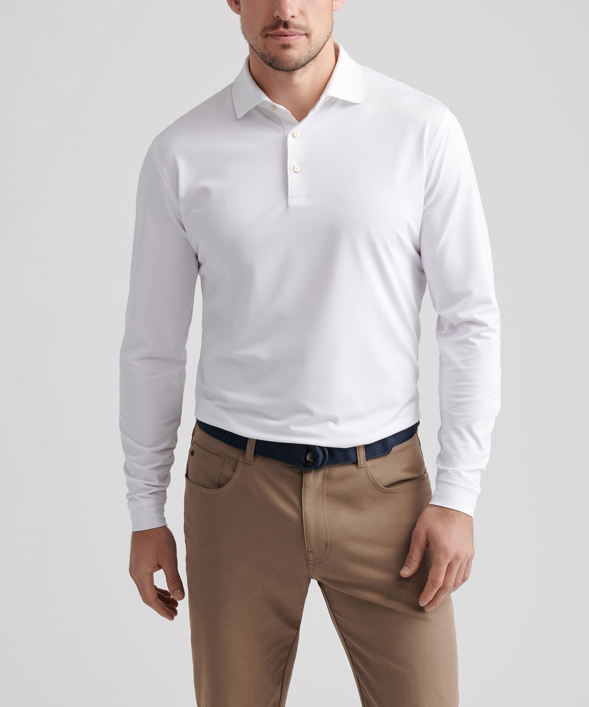 Peter Millar Long Sleeve Performance Polo, Men's Big & Tall