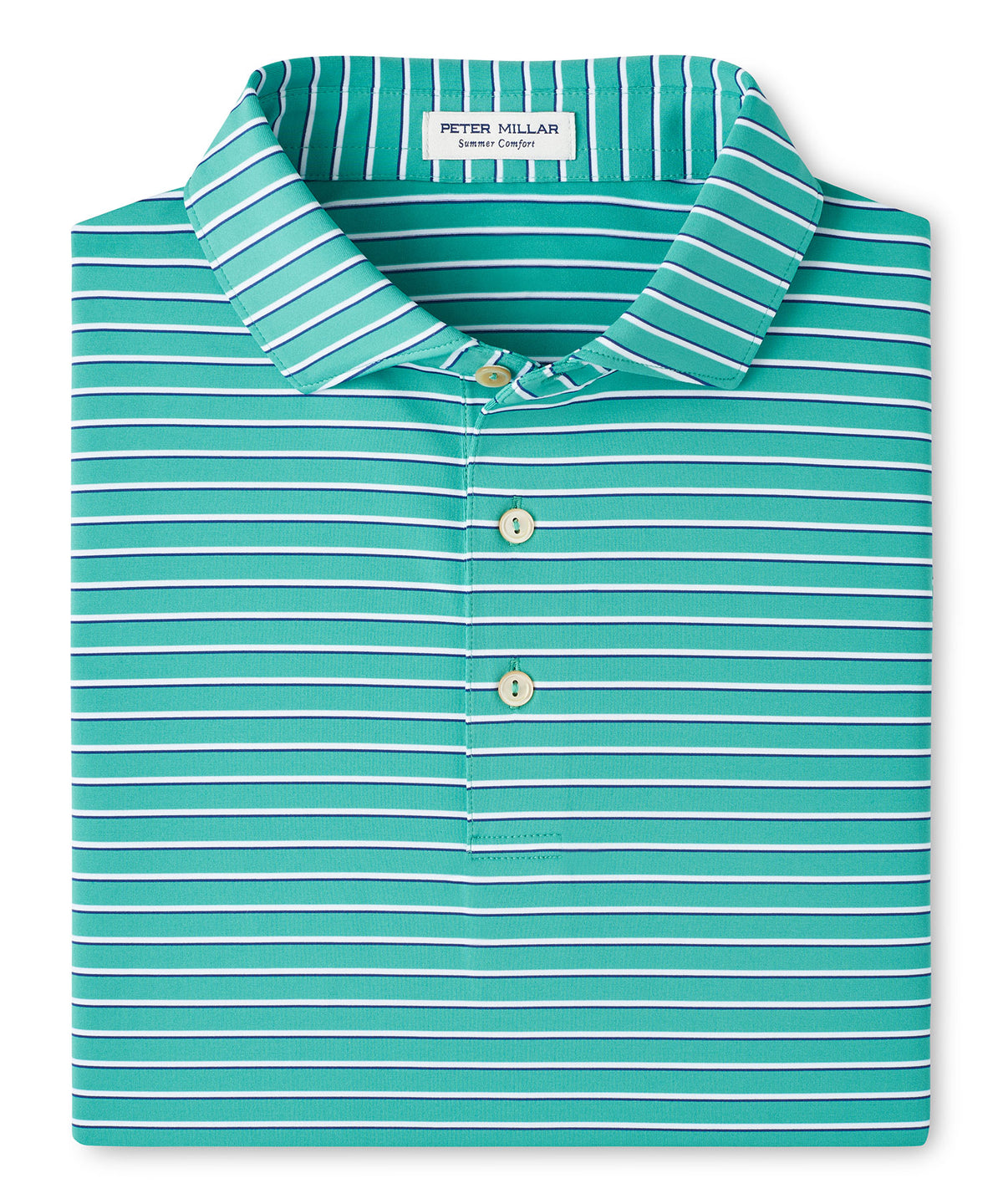 Peter Millar Short Sleeve Dunnes Stripe Performance Polo, Men's Big & Tall