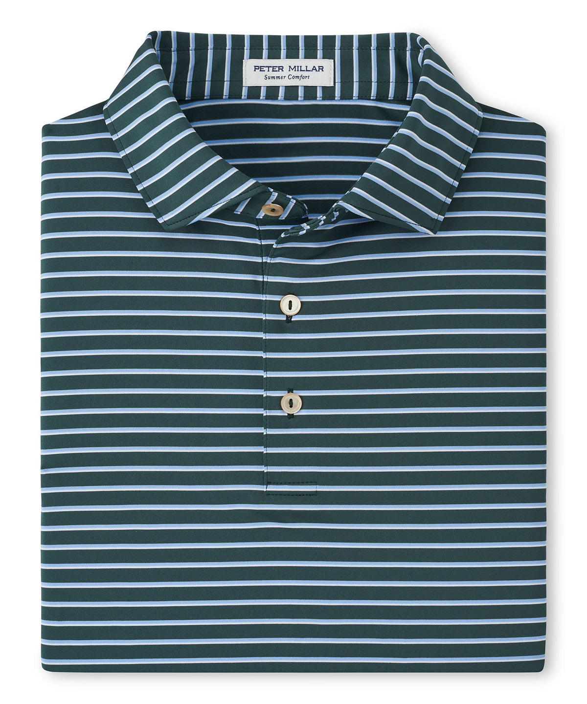 Peter Millar Short Sleeve Dunnes Stripe Performance Polo, Men's Big & Tall