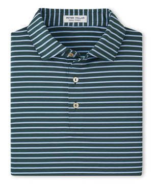 Peter Millar Short Sleeve Dunnes Stripe Performance Polo