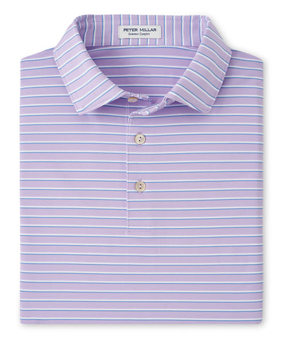 Peter Millar Short Sleeve Dunnes Stripe Performance Polo, Men's Big & Tall
