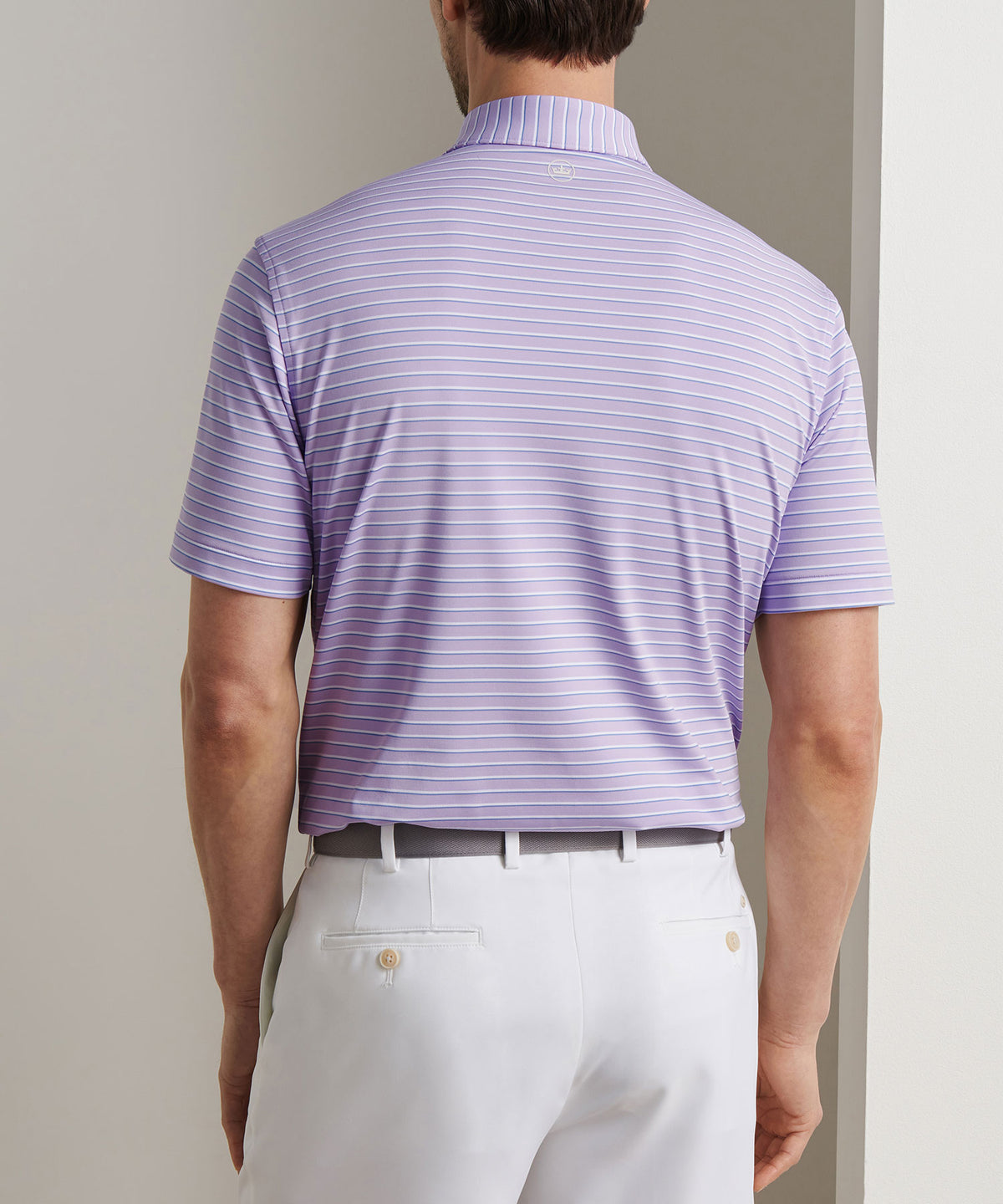 Peter Millar Short Sleeve Dunnes Stripe Performance Polo, Men's Big & Tall