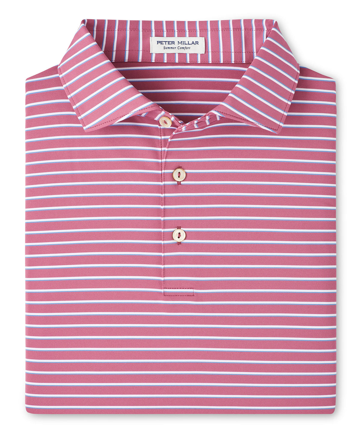 Peter Millar Short Sleeve Dunnes Stripe Performance Polo, Men's Big & Tall