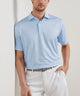 Peter Millar Short Sleeve Oyster Shooter Printed Performance Polo