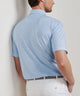 Peter Millar Short Sleeve Oyster Shooter Printed Performance Polo