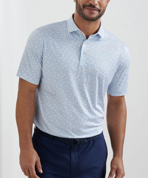 Peter Millar Short Sleeve Ace Of Spades Printed Performance Polo