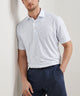 Peter Millar Short Sleeve Cocktail Garnish Printed Performance Polo