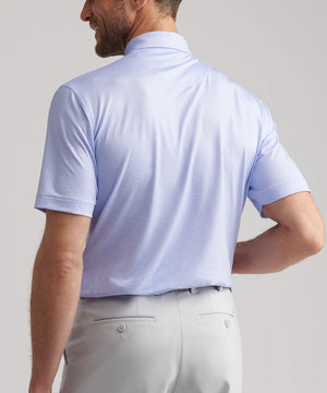 Peter Millar Short Sleeve Geo Skull Printed Performance Polo