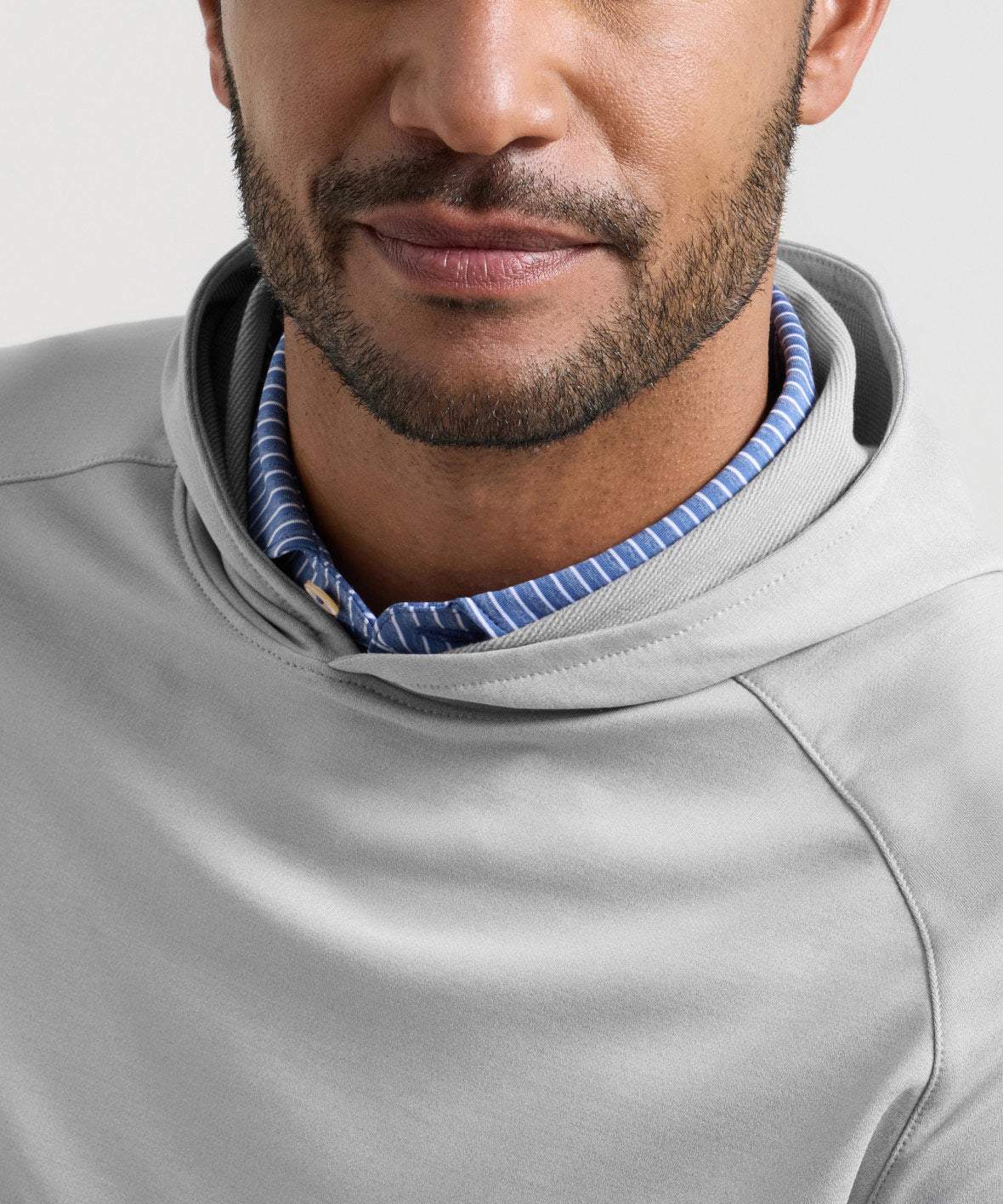 Peter Millar Long Sleeve Pine Performance Hoodie Pullover, Men's Big & Tall