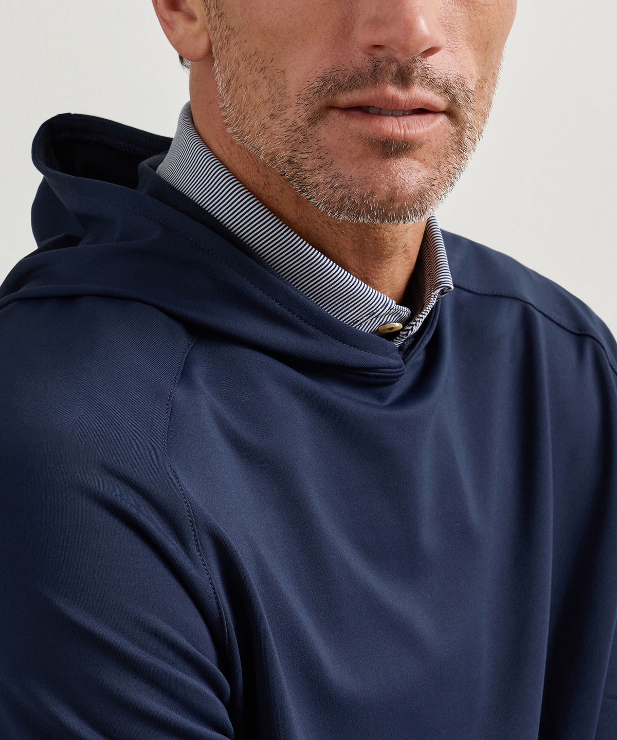 Peter Millar Long Sleeve Pine Performance Hoodie Pullover, Men's Big & Tall