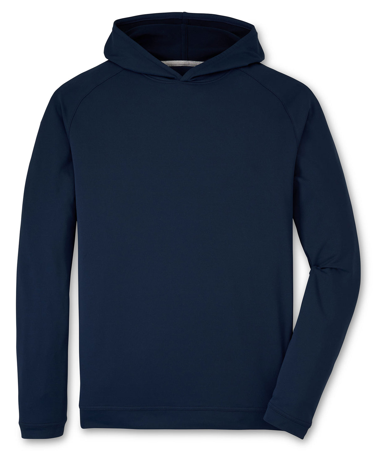 Peter Millar Long Sleeve Pine Performance Hoodie Pullover - Navy, Men's Big & Tall