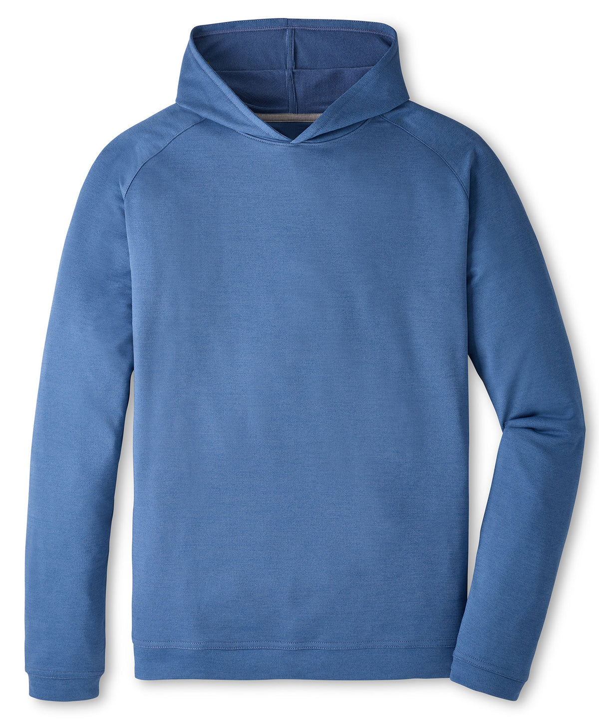 Peter Millar Long Sleeve Pine Performance Hoodie Pullover - Sport Navy, Men's Big & Tall
