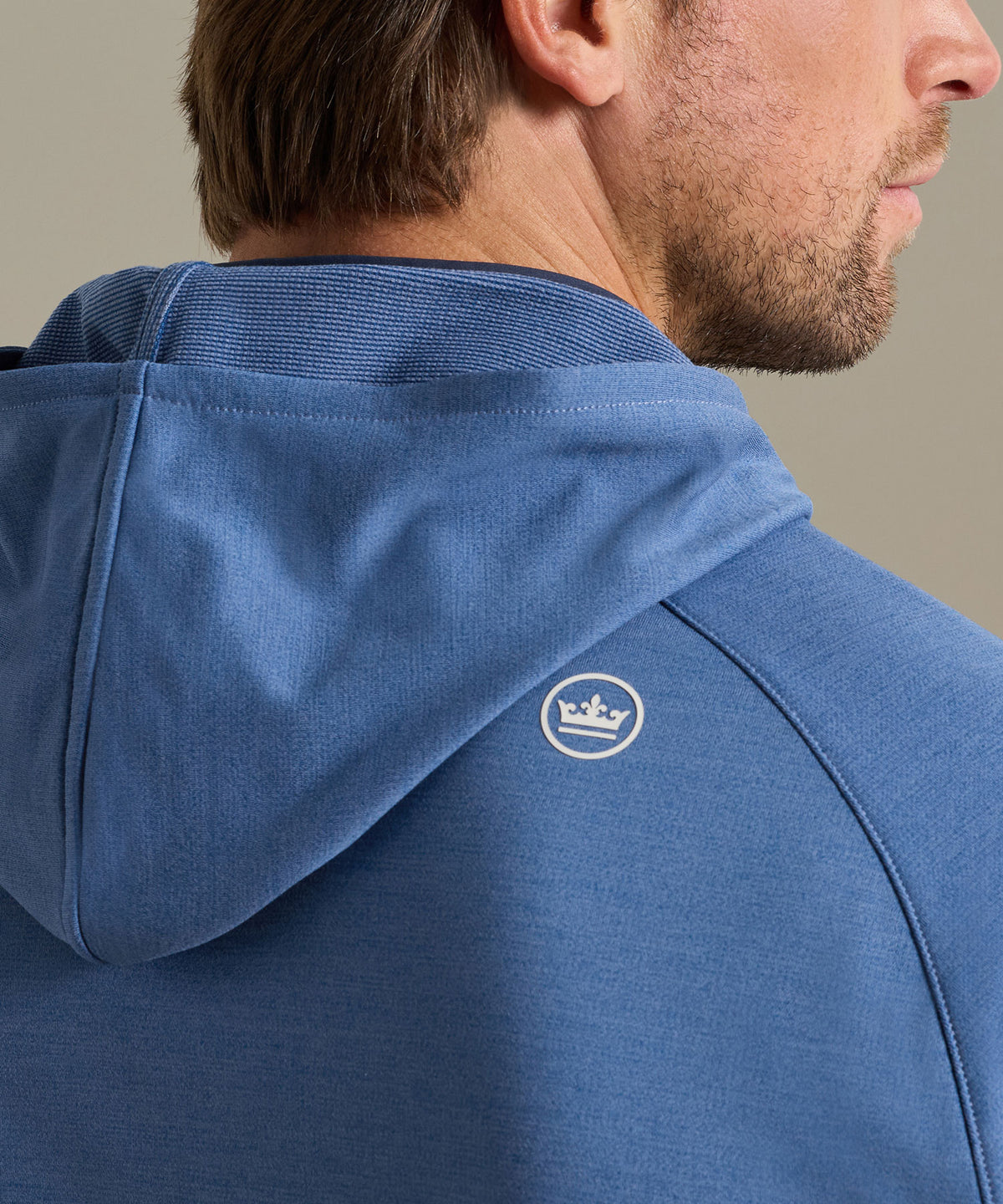 Peter Millar Long Sleeve Pine Performance Hoodie Pullover, Men's Big & Tall