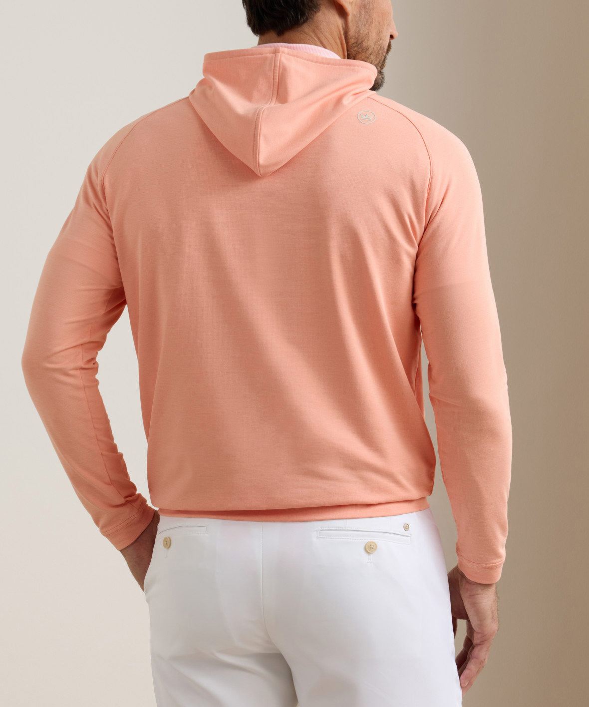 Peter Millar Long Sleeve Pine Performance Hoodie Pullover, Men's Big & Tall