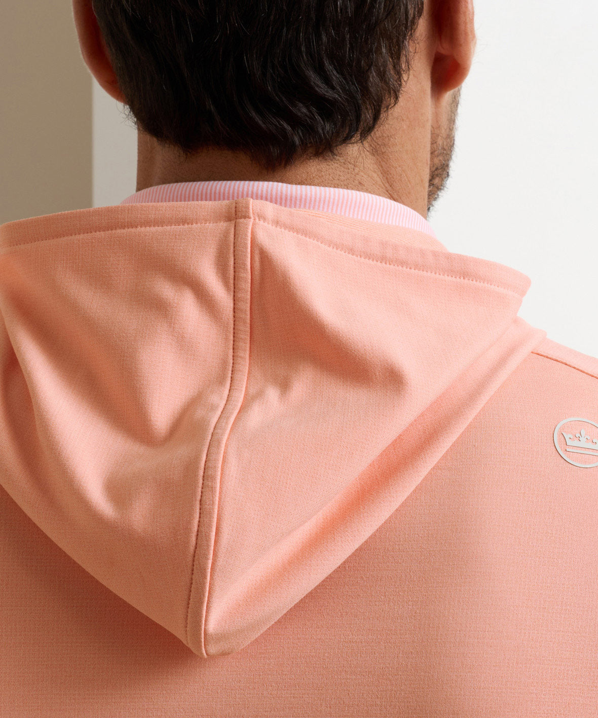 Peter Millar Long Sleeve Pine Performance Hoodie Pullover, Men's Big & Tall