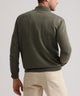 Peter Millar Long Sleeve Autumn Crest Suede Trim Quarter Zip Pullover