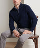 Peter Millar Long Sleeve Crescent Quarter Zip Sweater