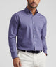 Peter Millar Long Sleeve Button Down Collar Cotton Stretch Conway Sport Shirt