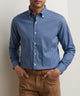 Peter Millar Long Sleeve Button Down Collar Cotton Stretch Conway Sport Shirt