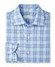 Peter Millar Long Sleeve Spread Collar Performance Flannel Bar Harbor Sport Shirt
