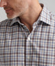 Peter Millar Long Sleeve Spread Collar Performance Flannel Waynesville Sport Shirt