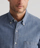 Peter Millar Long Sleeve Tamworth Chambray Sport Shirt