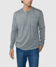 Westport Lifestyle Long Sleeve Ocean Washed Crew Neck Pocket T-Shirt - Tumbleweed