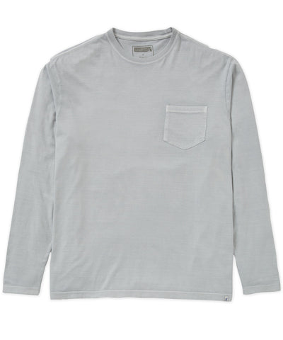 Westport Lifestyle Long Sleeve Ocean Washed Crew Neck T-Shirt, Men's Big & Tall
