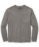 Westport Lifestyle Long Sleeve Ocean Washed Crew Neck Pocket T-Shirt - Tumbleweed