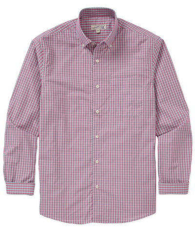 Westport Lifestyle Long Sleeve Button Down Collar Plaid Sport Shirt, Men's Big & Tall