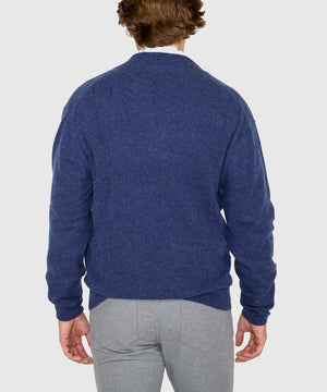 Westport Black Long Sleeve Heritage Cashmere Quarter Zip Pullover