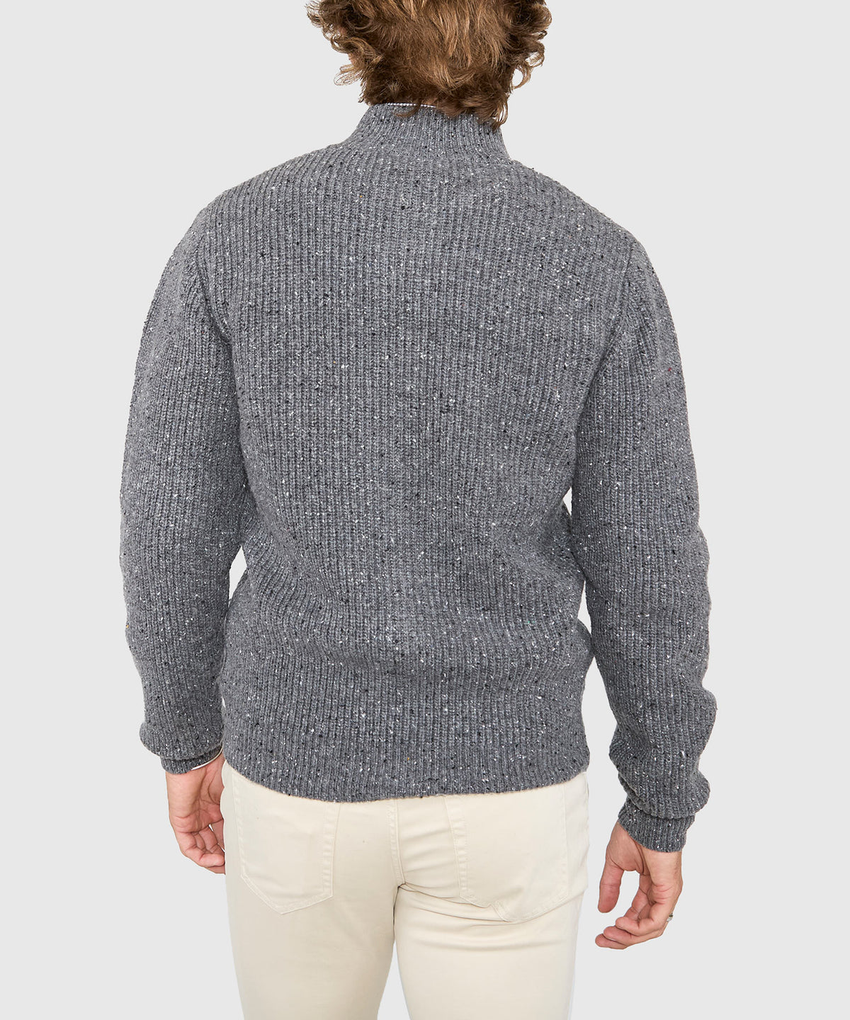 Westport Black Long Sleeve Warf Full Zip Cardigan, Men's Big & Tall