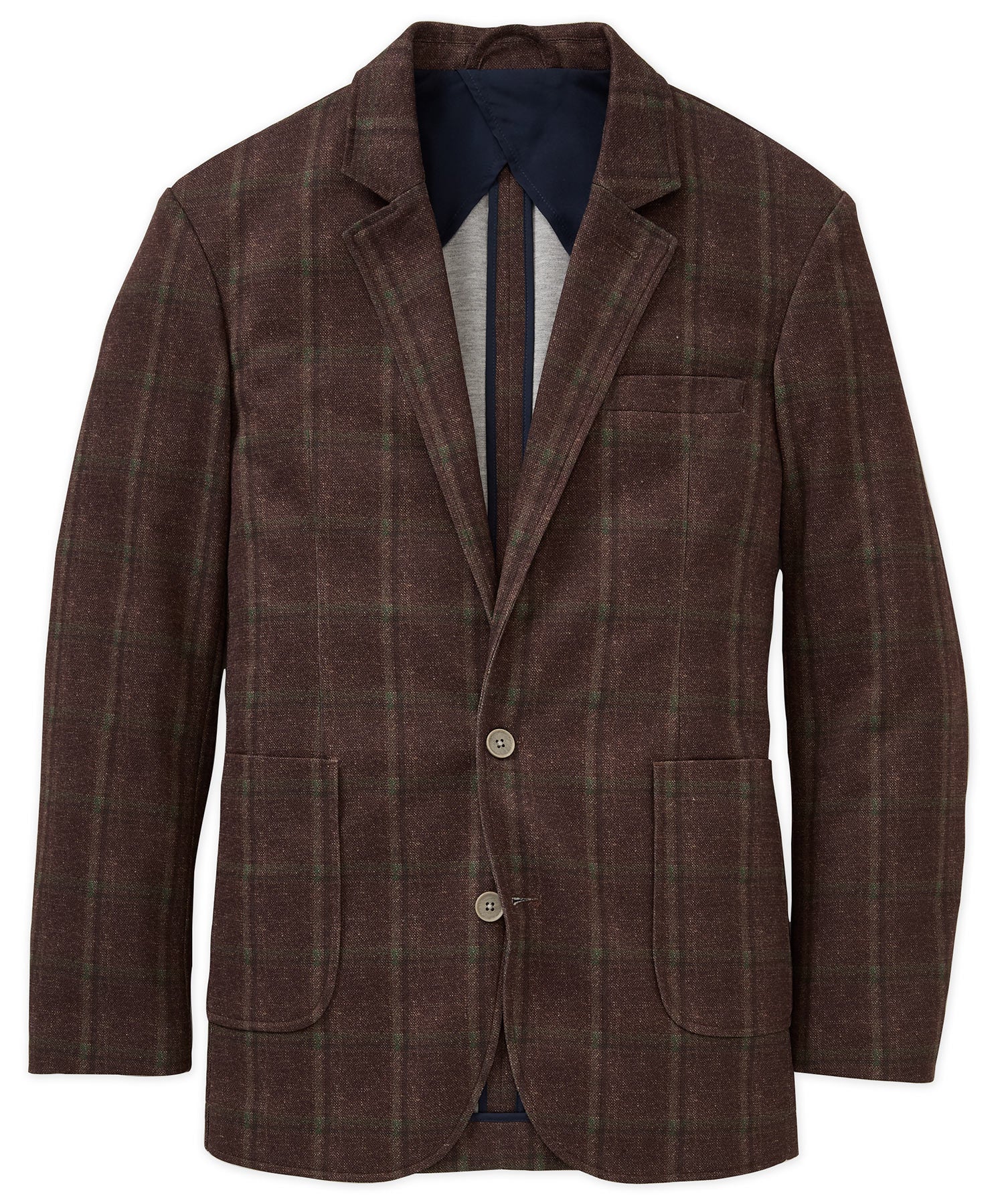 Westport Black Big & Tall Sonoma Knit Brown Sport Coat | Westport 