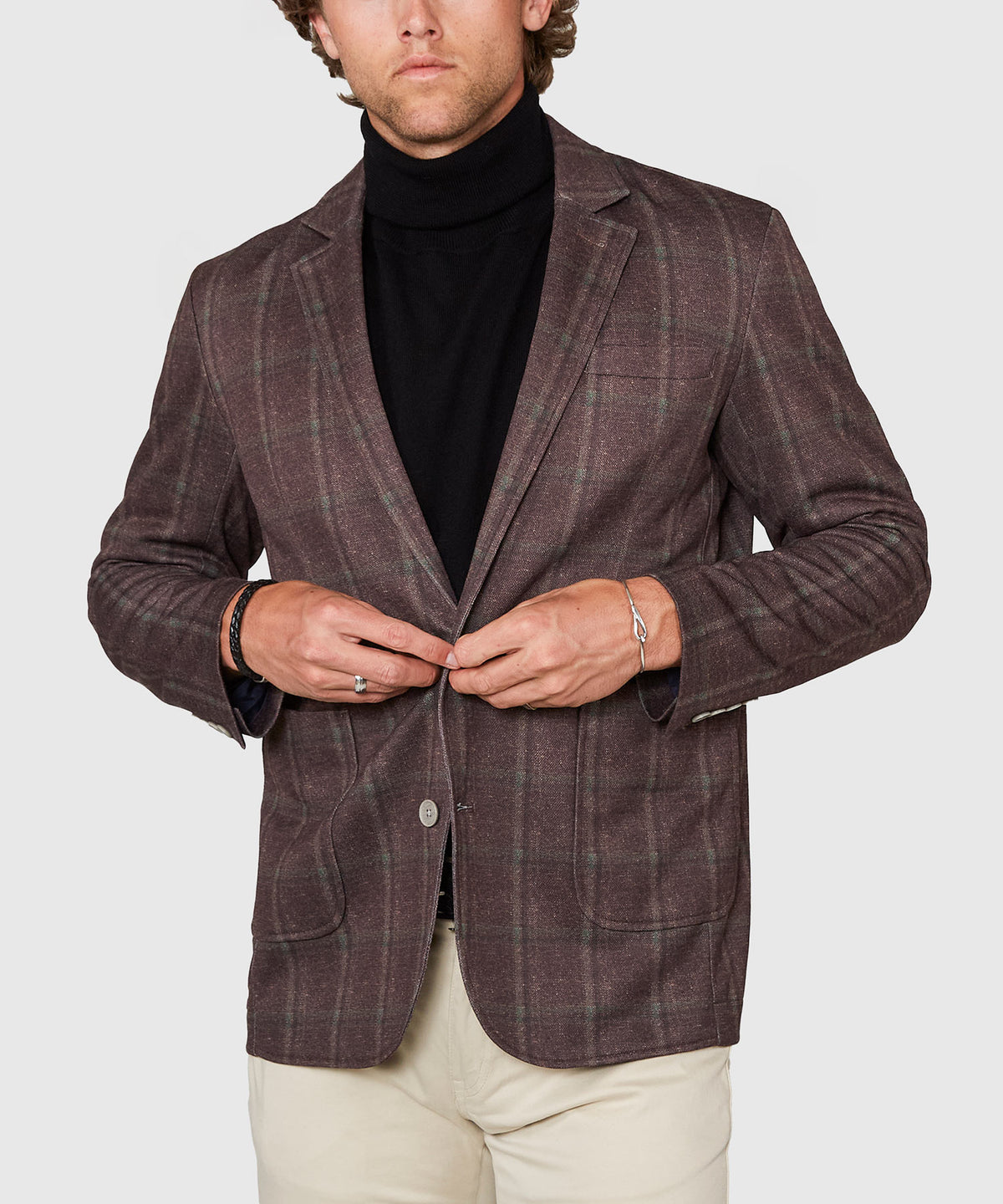 Westport Black Sonoma Knit Sport Coat, Men's Big & Tall