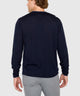 Westport Black Long Sleeve Westbrook Tipped Crew Pullover