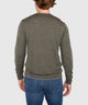 Westport Black Long Sleeve Westbrook Tipped Crew Pullover