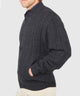 Westport Black Cedarbrook Cable Cardigan Sweater