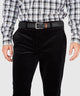 Westport Black Westfield Flat Front Corduroy Pant