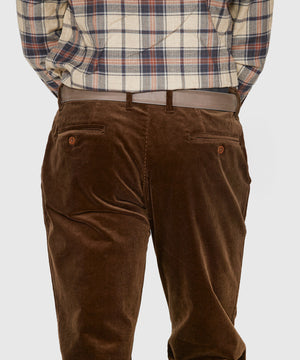Westport Black Westfield Flat Front Corduroy Pant