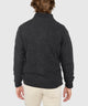 Westport Black Benson Donegal Button Mock Sweater