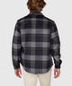 Westport Black Ridgeview Wool Blend Houndstooth Shirt Jacket