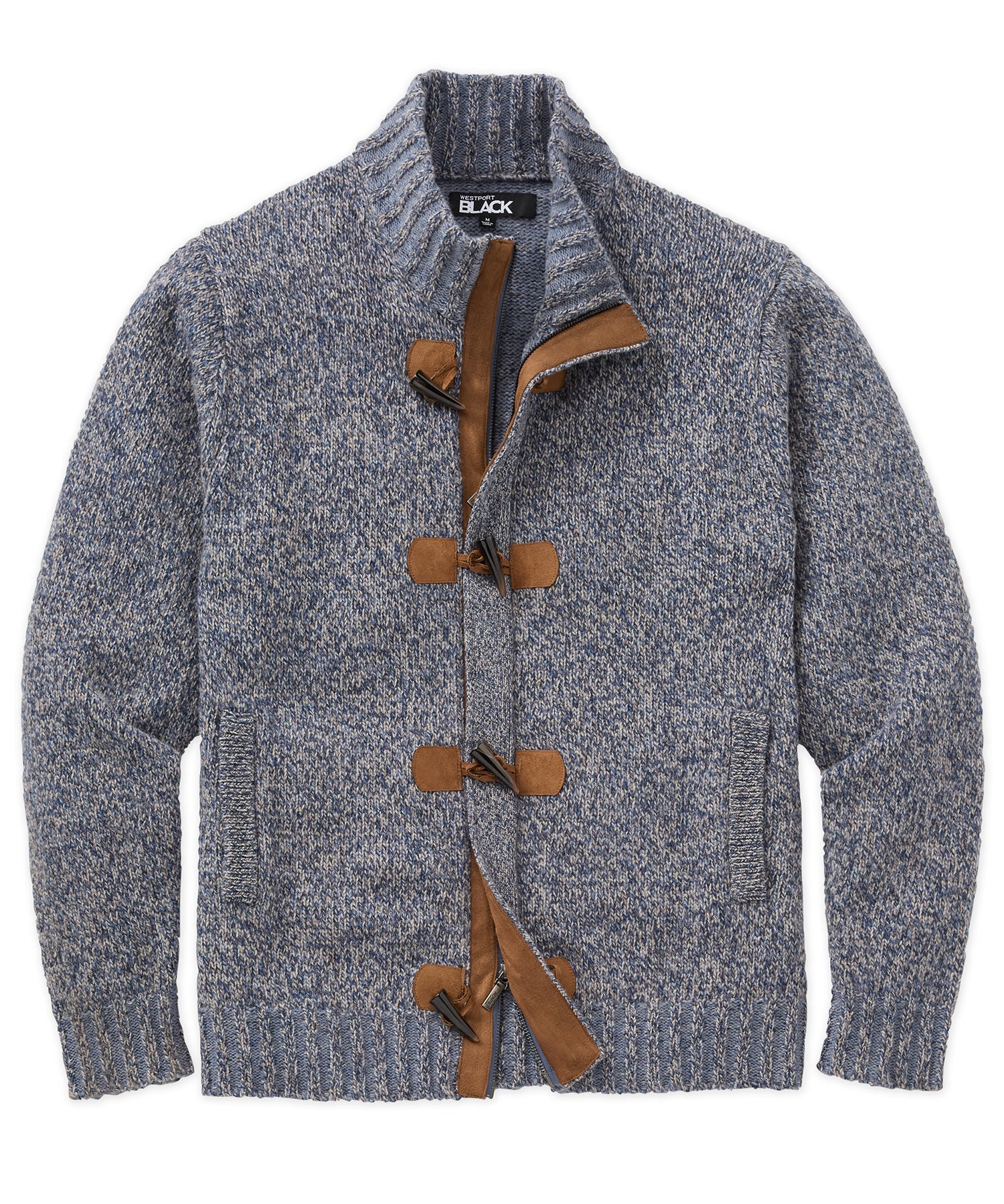 Westport Black Nordic Toggle Sweater